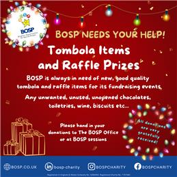Tombola Items & Raffle Prizes - Donation Stations now at Sessions